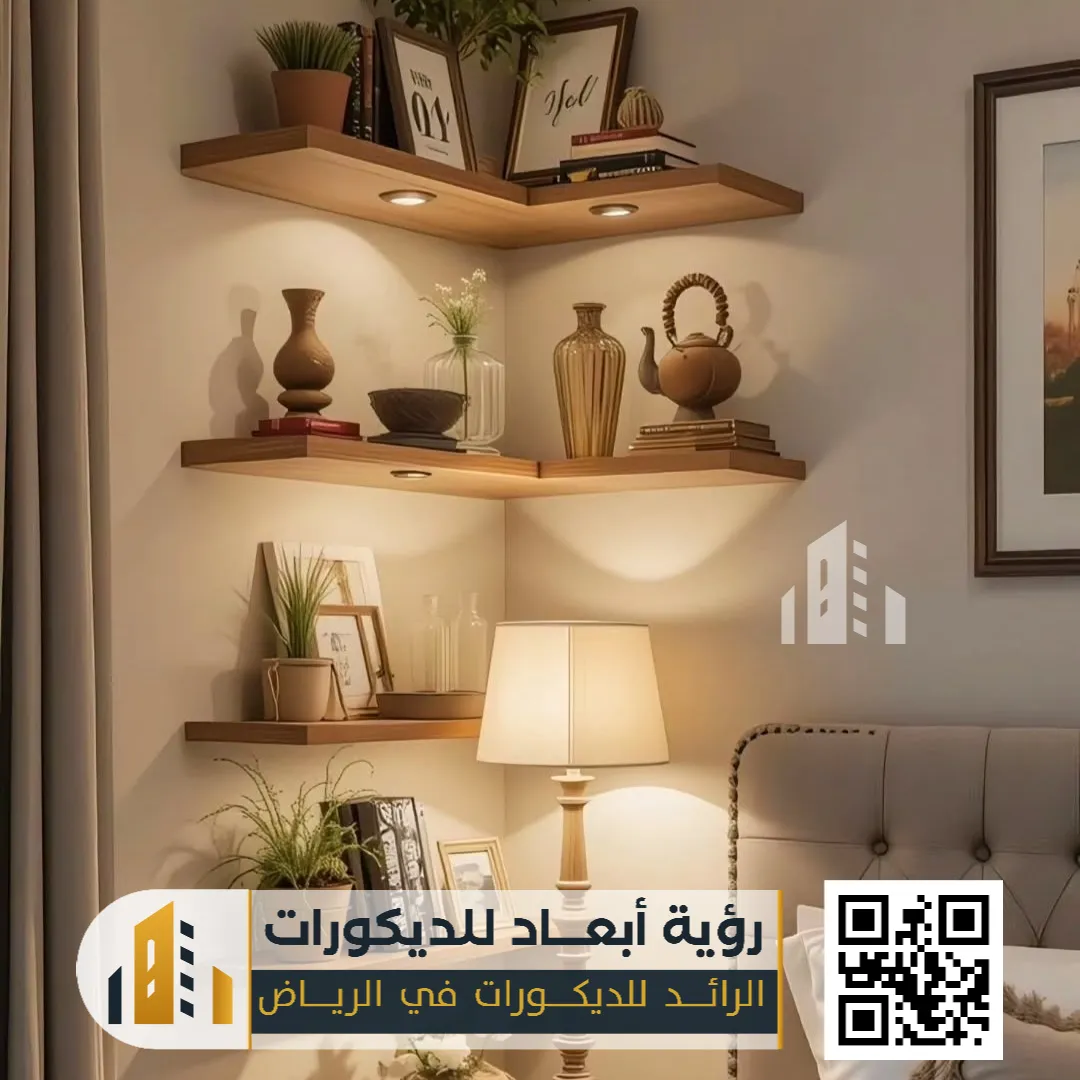رفوف خشب في الرياض 0550331604 أرفف خشب ديكور بالرياض 21 رف خشبي بحي النرجس في الرياض